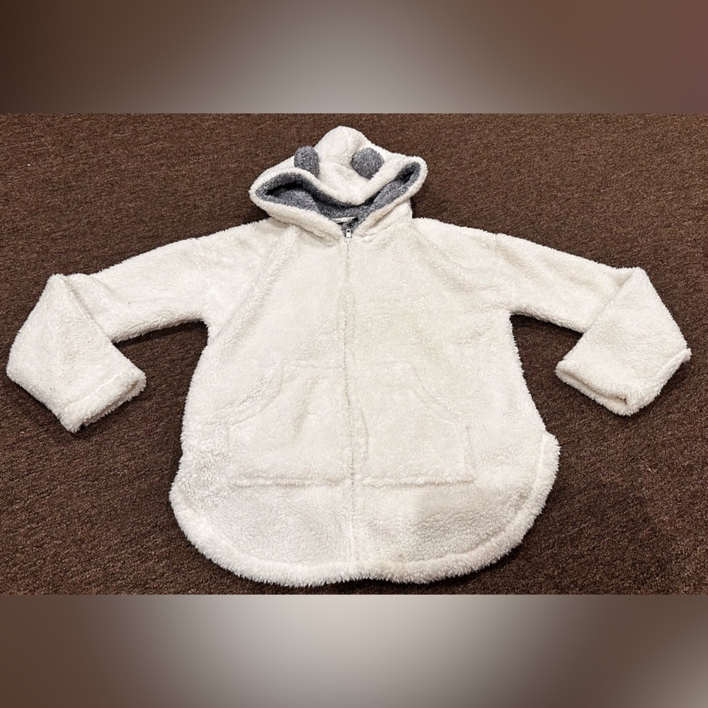 EUC Adorable Faux Fur Jacket - Plush Sherpa Teddy Coat hoodies size S/M